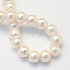 Baking Paint Pearlized Glass Pearl Round Bead Strands HY-Q003-4mm-41-4