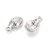 304 Stainless Steel Pendants STAS-T067-59P-2