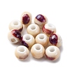 Bright Glazed Porcelain Beads PORC-D300-A14-1