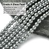 Eco-Friendly Dyed Glass Pearl Beads Strands HY-A008-6mm-RB031-3