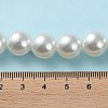 Baking Paint Pearlized Glass Pearl Round Bead Strands X-HY-Q003-12mm-01-5