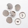 Alloy Shank Buttons BUTT-D054-15mm-05P-1