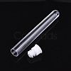 Clear Tube Plastic Bead Containers C065Y-02-2