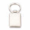 Zinc Alloy Cabochon Settings Keychain KEYC-E028-08P-2
