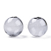 Transparent Blow High Borosilicate Glass Globe Beads X-GLAA-T003-09G-2