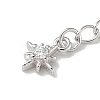 Rhodium Plated S925 Sterling Silver Chain Extender STER-R003-05P-2