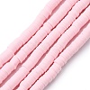 Handmade Polymer Clay Beads Strands CLAY-R089-8mm-Q033-1