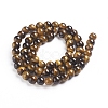 Natural Tiger Eye Beads Strands Z0RQX011-2