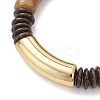 Acrylic Beaded Stretch Bracelets for Women BJEW-JB12151-02-3