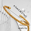 Brass Cuff Bangles LS-BG0836-4-2