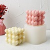 Heart-shaped Bubble Cube Candle Food Grade Silicone Molds DIY-D071-01-1