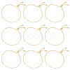 Brass Slider Bracelets Making MAK-UN0001-06G-1