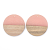 Resin & Wood Pendants RESI-T023-10-M-2