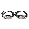 Natural Rose Quartz Multi-strand Bracelets BJEW-Q337-01E-1