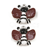 Brass Enamel Pendants KK-CBA6818-02P-1