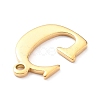 PVD Vacuum Plating  304 Stainless Steel Charms STAS-H112-G-G-3