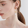 36Pcs Brass Clip-on Earring Findings KK-BBC0016-10G-5