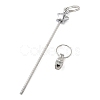 Iron Beadable Keychain Bar IFIN-F164-03-3