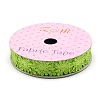 Glitter Powder Polyester Ribbons X-SRIB-S048-04H-2