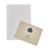 Leaf Pattern Kraft Envelopes and Greeting Cards Set DIY-CP0001-78-5