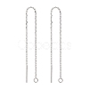 925 Sterling Silver Ear Stud Findings STER-I014-04S-1