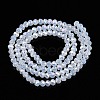 Electroplate Glass Beads Strands EGLA-A044-J3mm-B06-3