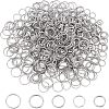 Unicraftale 500pcs 5 Style 304 Stainless Steel Split Rings STAS-UN0026-11-1