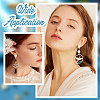 80Pcs 2 Colors 201 Stainless Steel Stud Earring Findings STAS-BBC0002-25-5