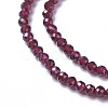 Natural Garnet Beads Strands X-G-F596-03-3mm-3