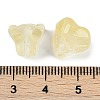 Transparent Spray Paint Glass Beads GLAA-H035-03H-3