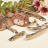 Iron Hair Barrette Findings IFIN-PH0024-37P-3