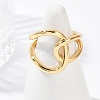 Hollow Brass Open Cuff Rings for Women RJEW-G343-08G-2