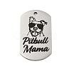 Anti-Tarnish 201 Stainless Steel Pendants STAS-R002-02P-09-1