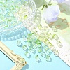 100Pcs Baking Paint Transparent Glass Beads DGLA-YW0001-35E-4