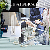Transparent Acrylic Necklace Display Stands NDIS-WH0006-10-7