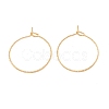 Ion Plating(IP) 316 Surgical Stainless Steel Hoop Earrings Findings X-STAS-D183-02G-01-1