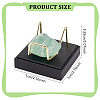 Square PU Leather Mineral Crystal Display Stands AJEW-WH0342-65B-2