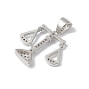 Rack Plating Brass Micro Pave Cubic Zirconia Pendants X-KK-F848-04P-4