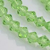 Faceted Bicone Glass Beads Strands X-EGLA-P017-4mm-01-3