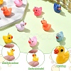 21Pcs 7 Colors Resin Pendant FIND-YW0005-40-4