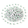 White Opaque Acrylic Beads MACR-YW0001-20F-1
