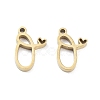 304 Stainless Steel Charms STAS-M327-02G-O-1