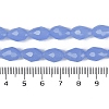 Electroplate Imitation Jade Glass Beads Strands EGLA-N013-J6mm-D06-4