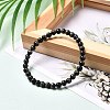 Natural Tiger Eye Bracelets Set for Men Women BJEW-JB06737-4