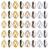 20Pcs 2 Colors UV Plated Freshwater Shell Pendants SHEL-HY0001-07-1