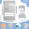 Retro Stainless Steel Metal Cutting Dies Stencils DIY-WH0242-392-3