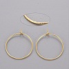 Brass Hoop Earrings LS-KK-T032-005G-3