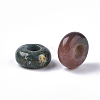 Natural Indian Agate European Beads X-G-Q503-03-2