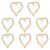 8Pcs Brass Pendants KK-NB0004-24-1