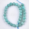 Natural Amazonite Beads Strands X-G-S333-6mm-022-2